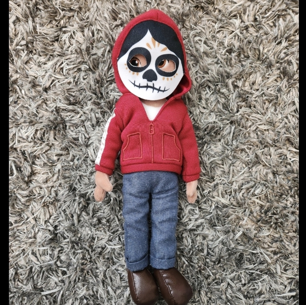 Disney World Parks Coco Boy Skeleton Plush Stuffed Doll